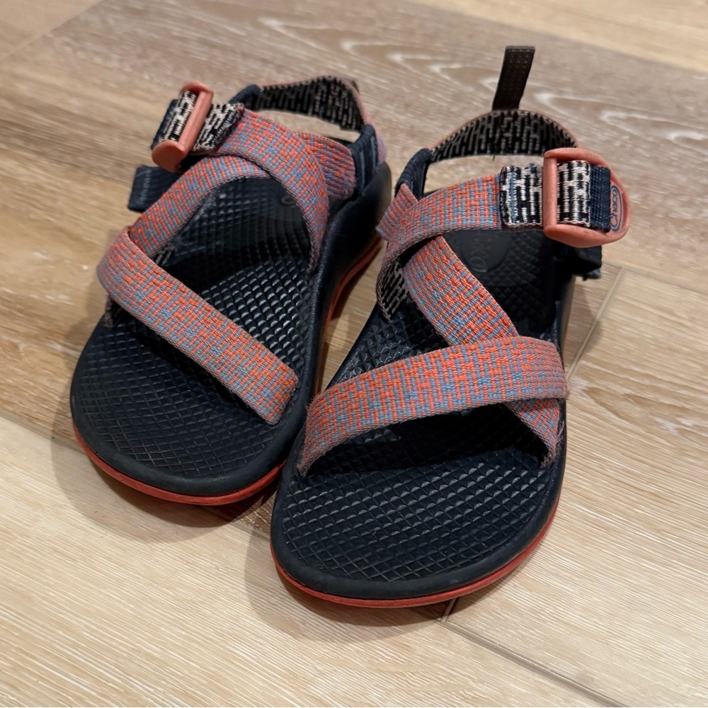 Chaco Z1 Ecotread Outdoor Adjustable Sandal Youth Girls Size 12 J180024 Black